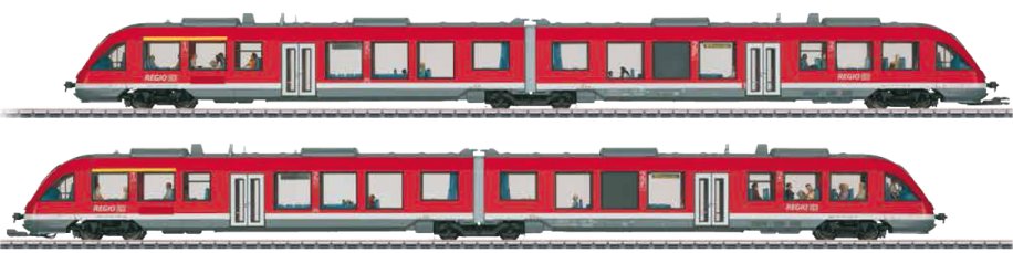 Dgtl DB AG cl 648.2 LINT Diesel Pwd Commuter Rail Car