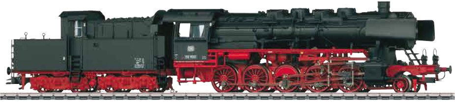 Dgtl DB cl 50 Steam Freight Locomotive w/Cabin Tender