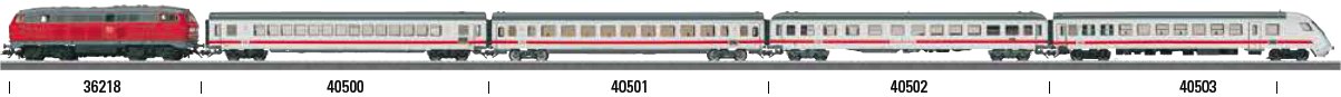 DB AG Intercity Expreass Trains Passenger Car, 2nd class (Start Up)