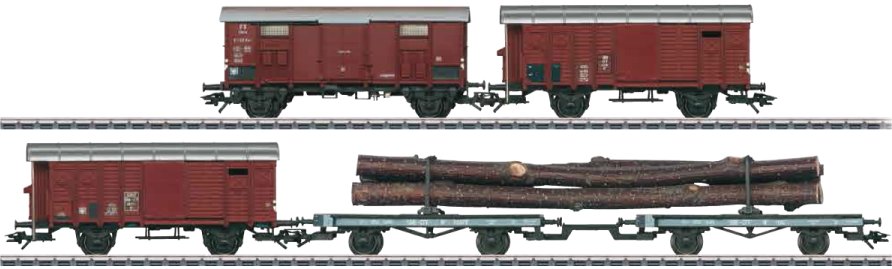 SBB Freight Car Set for the cl C 5/6 Steam Locomotive