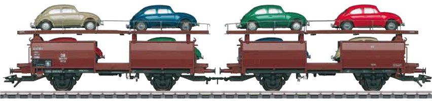 DB Type Off 52 Pair of Auto Transport Cars