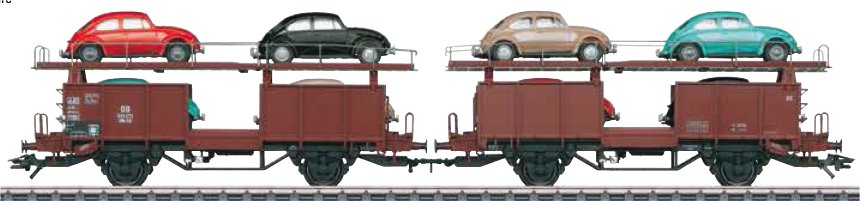 DB Type Offs 59 Pair of Auto Transport Cars