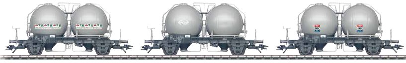 NS Type Uces Spherical Container 3-Car Set