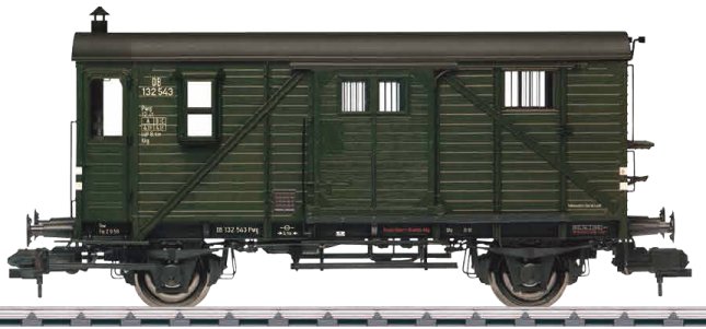 DB Type Pwg Pr 14 Freight Train Baggage Car