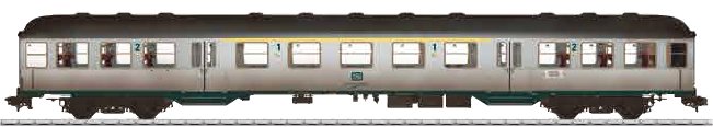 DB Type ABnb 703 Silberling Commuter Car w/weathering