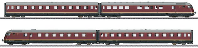 TEE VT 08.5 Paris-Ruhr Diesel Powered Rail Car Train