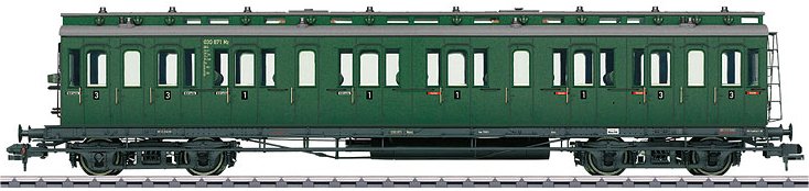 DB Type AB4 Passenger Car, 1st/2nd Class, Era III