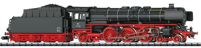 Steam Locomotive w/Tender, Road No 01 202