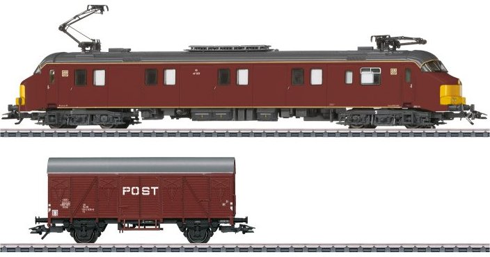 NS cl mP 3000 Postal System Electric Powered Rail Car, Era IV
