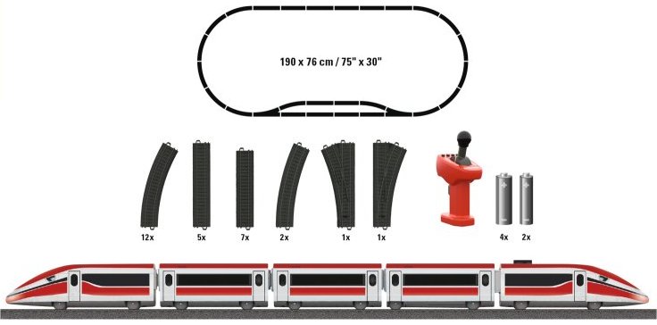 Italian Express Train Starter Set (batteries included)