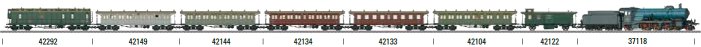 K.W.St.E. cl C Express Locomotive with a Tender, Era I