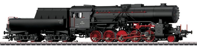 BB cl 42 Heavy Steam Freight Locomotive w/Tub-Style Tender, Era III