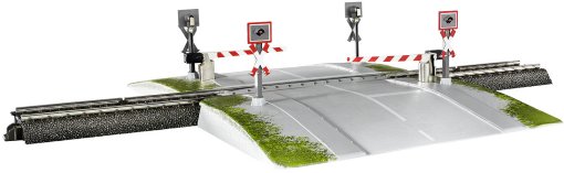 Fully Automatic One-Piece Railroad Grade Crossing (Start Up)