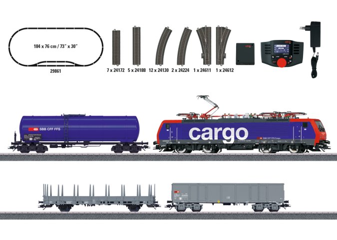 Swiss Freight Train Digital Starter Set