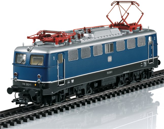 DB cl 110.1 Electric Locomotive, blue, Era IV