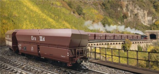 DB cl 44 Steam Locomotive with Oil Tender, Era III