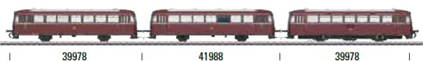DB cl VT 98.9 Powered Rail Car, Era III