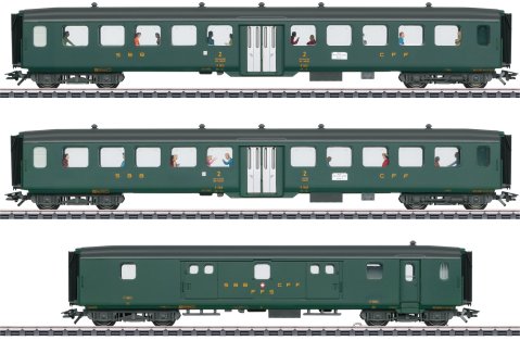 D96 Isar-Rhone Express Train Passenger 3-Car Set #1