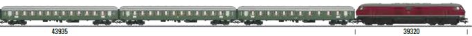 D96 Isar-Rhone Express Train Passenger 5-Car Set #2