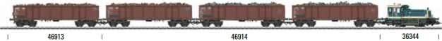DB Type Eaos 106 Freight 3-Car Set (EX)