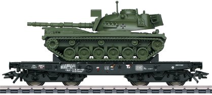 DB Type Rlmmps Heavy-Duty Flat Car with M48 Tank, Era IV