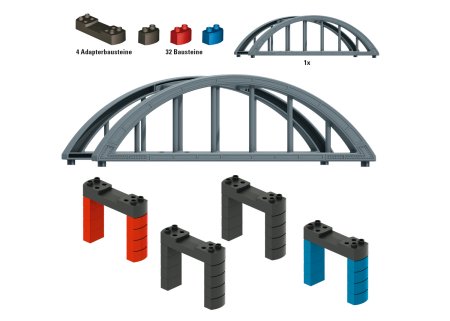 Building Block Set for Elevated Railroad Bridge, my world