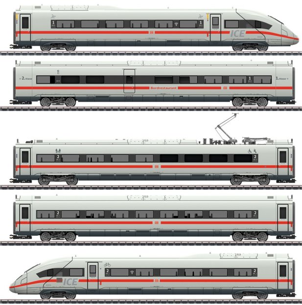 ICE 4 Class 412/812 Powered Railcar Train