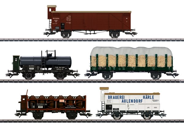 175 Years of Railroading in W�rttemberg Freight Car Set