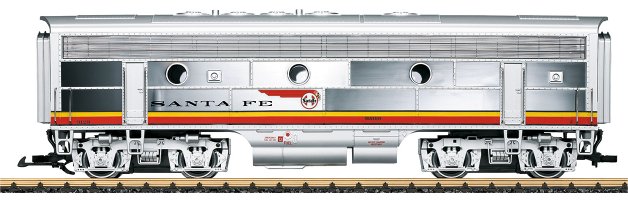 Santa Fe F7B Diesel Locomotive
