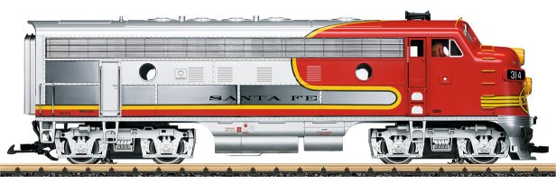 Santa Fe F7A Diesel Locomotive