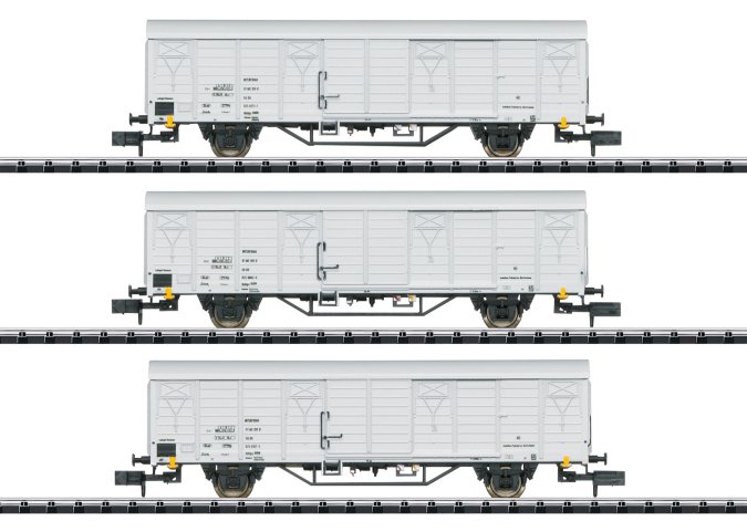 Refrigerated Train Freight Car Set
