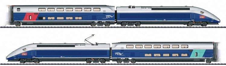 TGV Euroduplex High-Speed Train